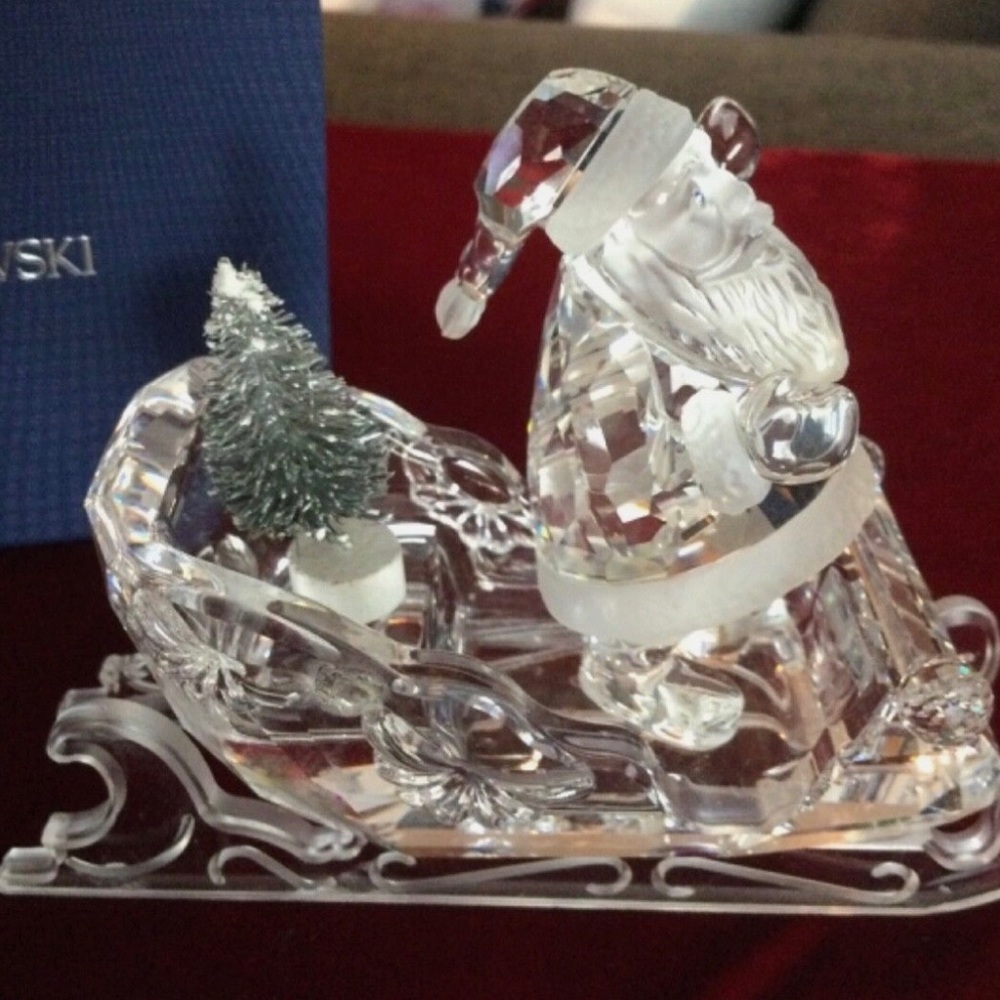 Swarovski Crystal Santa and Sleigh - Picture 2 of 4
